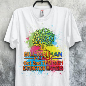 Billion Man March T-Shirt (paint design)